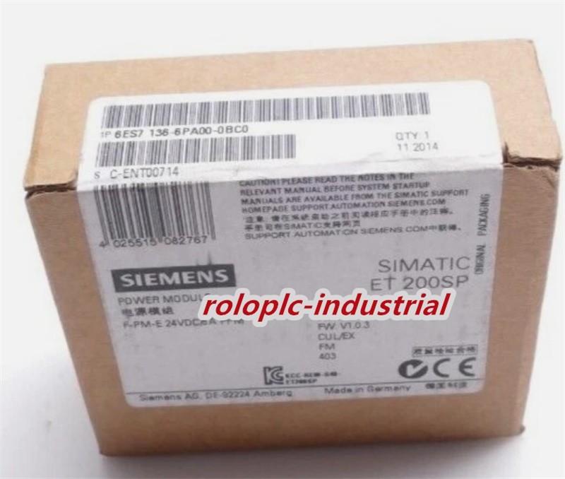 New Siemens 6ES7 136-6PA00-0BC0/6ES7136-6PA00-0BC0  Free Shipping