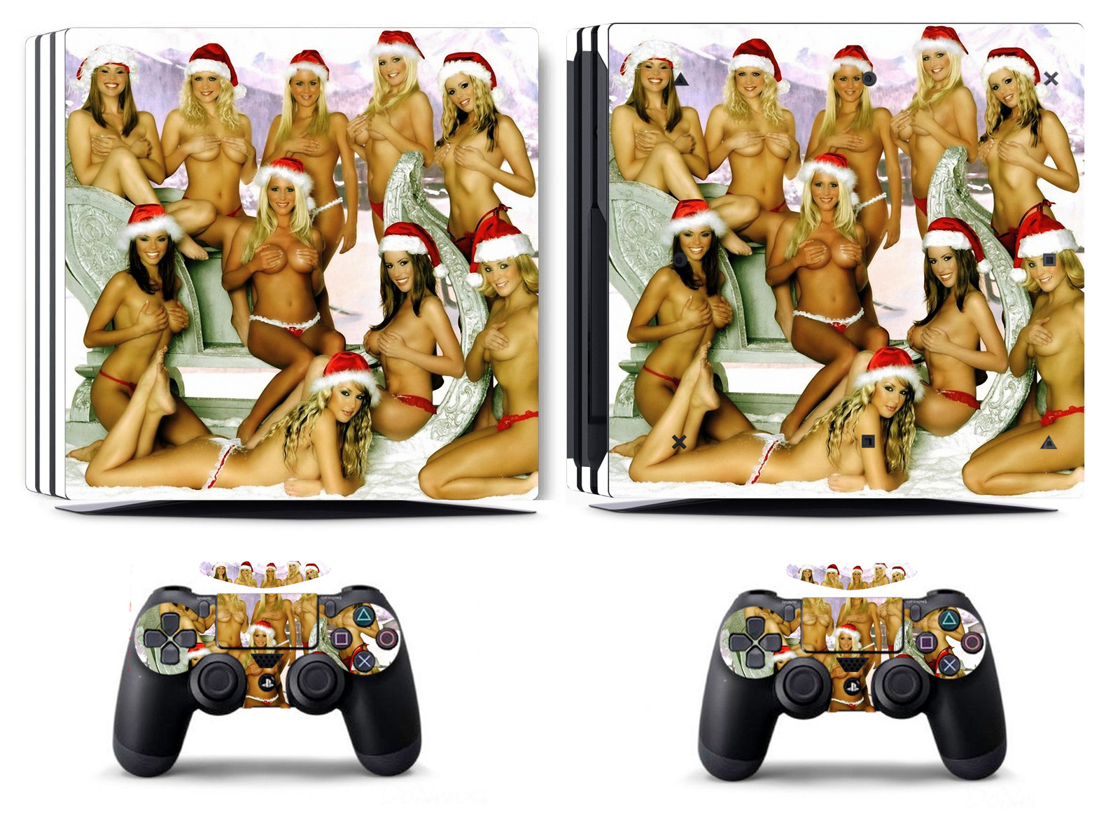 Girls 203 Vinyl Skin Sticker Cover for Sony PS4 Pro PlayStation 4 Pro Decals
