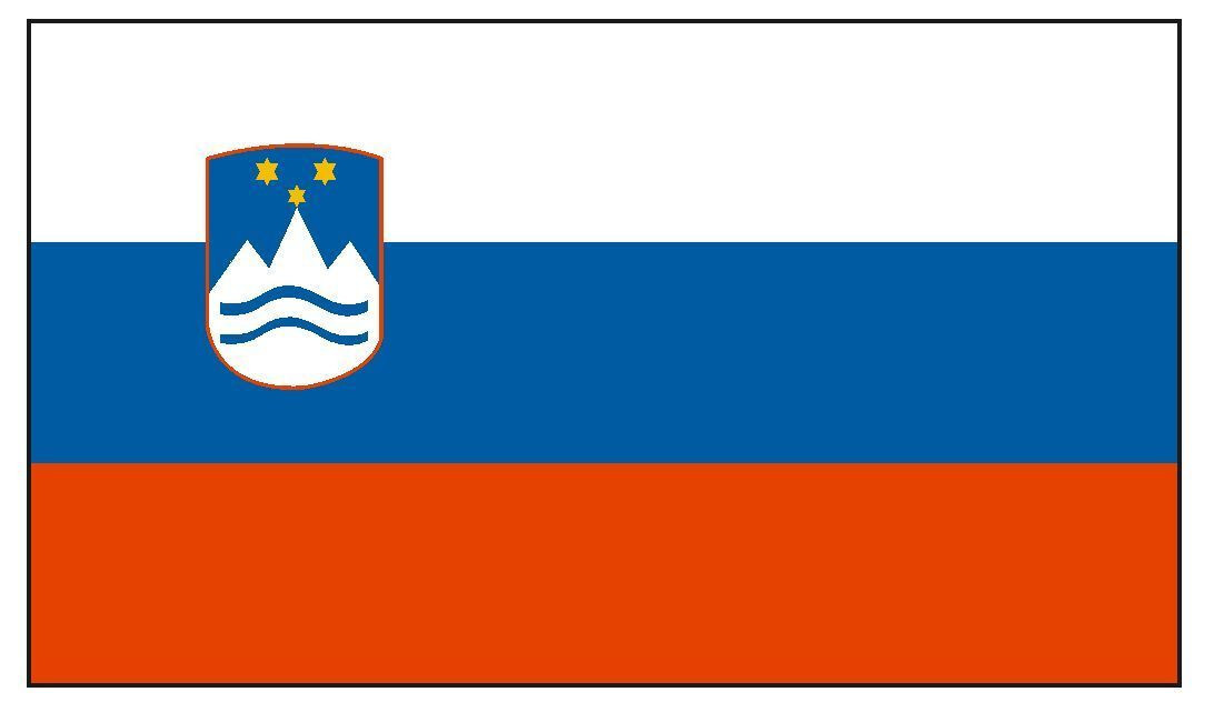 Slovenia International Flag Sticker Decal F460