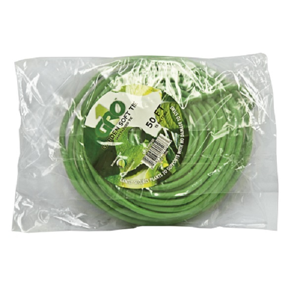 Grow1 Garden Soft Twist Tie Plant Strapping - 50' feet SAVE $$ W/ BAY HYDRO $$