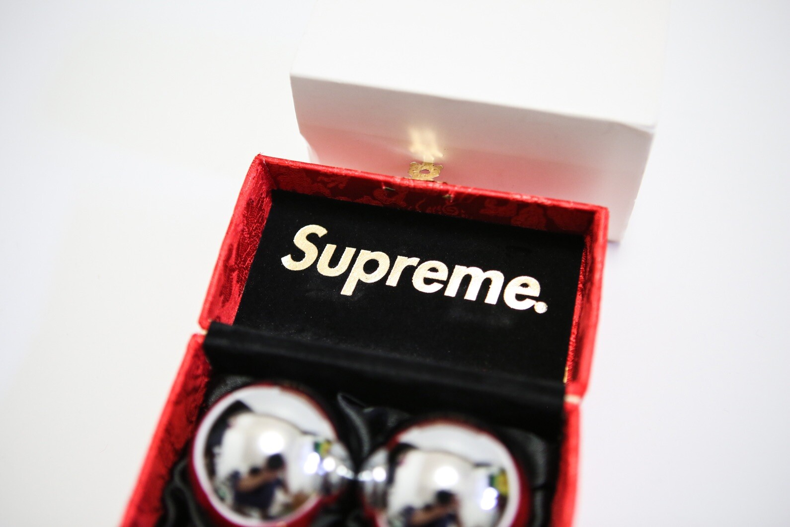 Supreme Baoding Silver Balls FW15 Rare