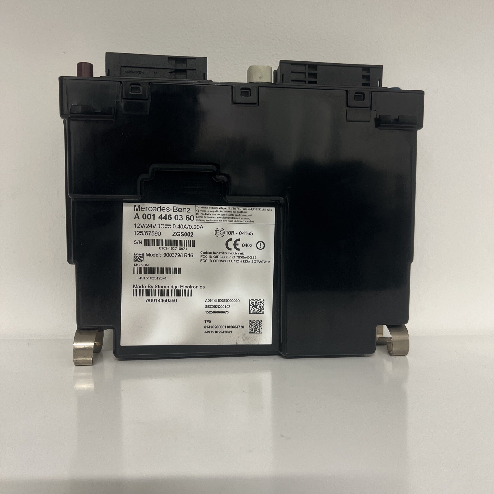 Mercedes Benz Actros MP4 fleet board telematics ECU A0014460360