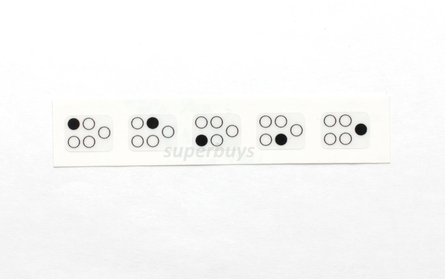 5 Hob Adhesive Oven Stove Knob Switch Range Sticker Replacement Label Five LRH