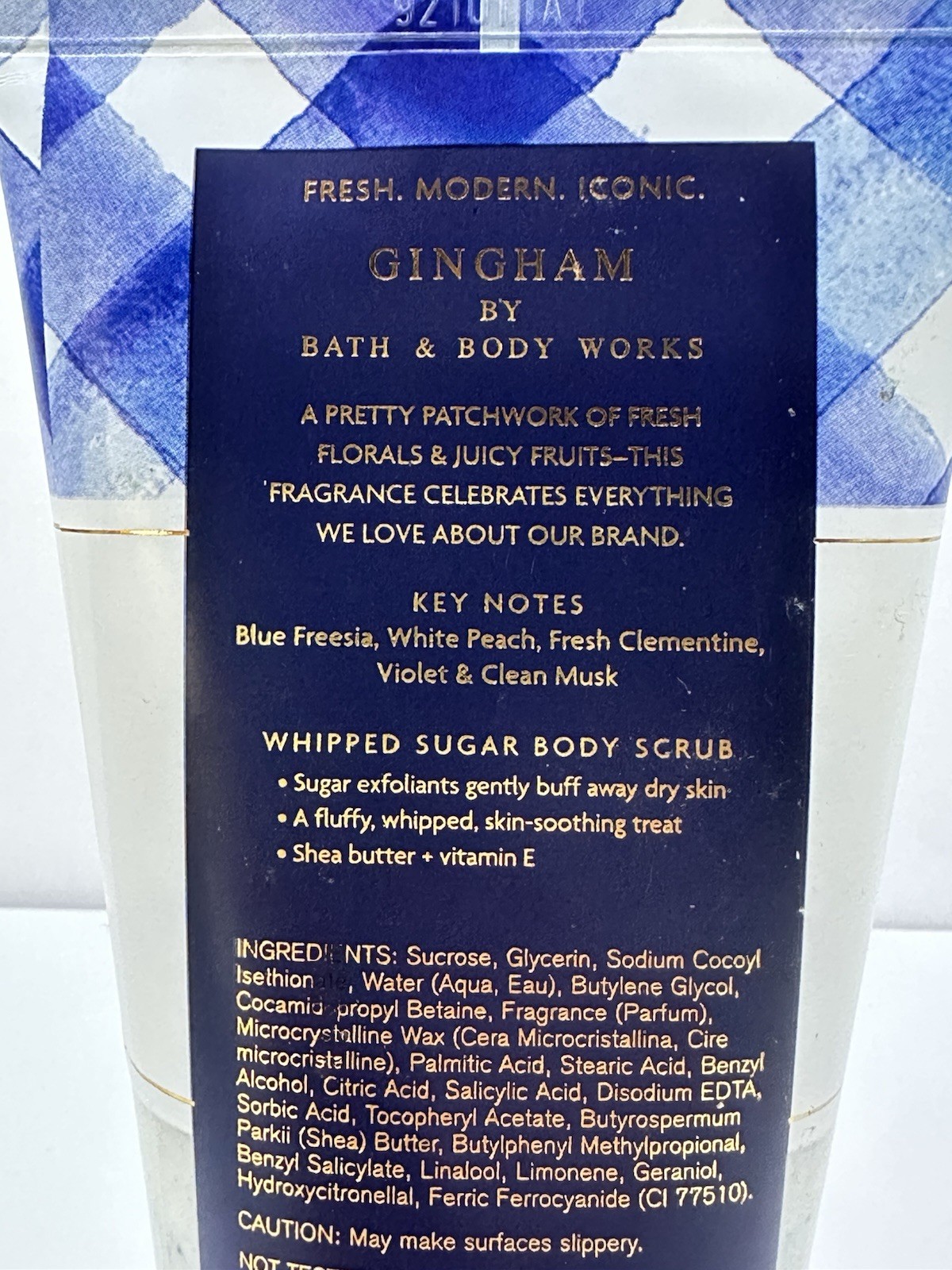 Bath & Body Works Gingham Whipped Sugar Body Scrub