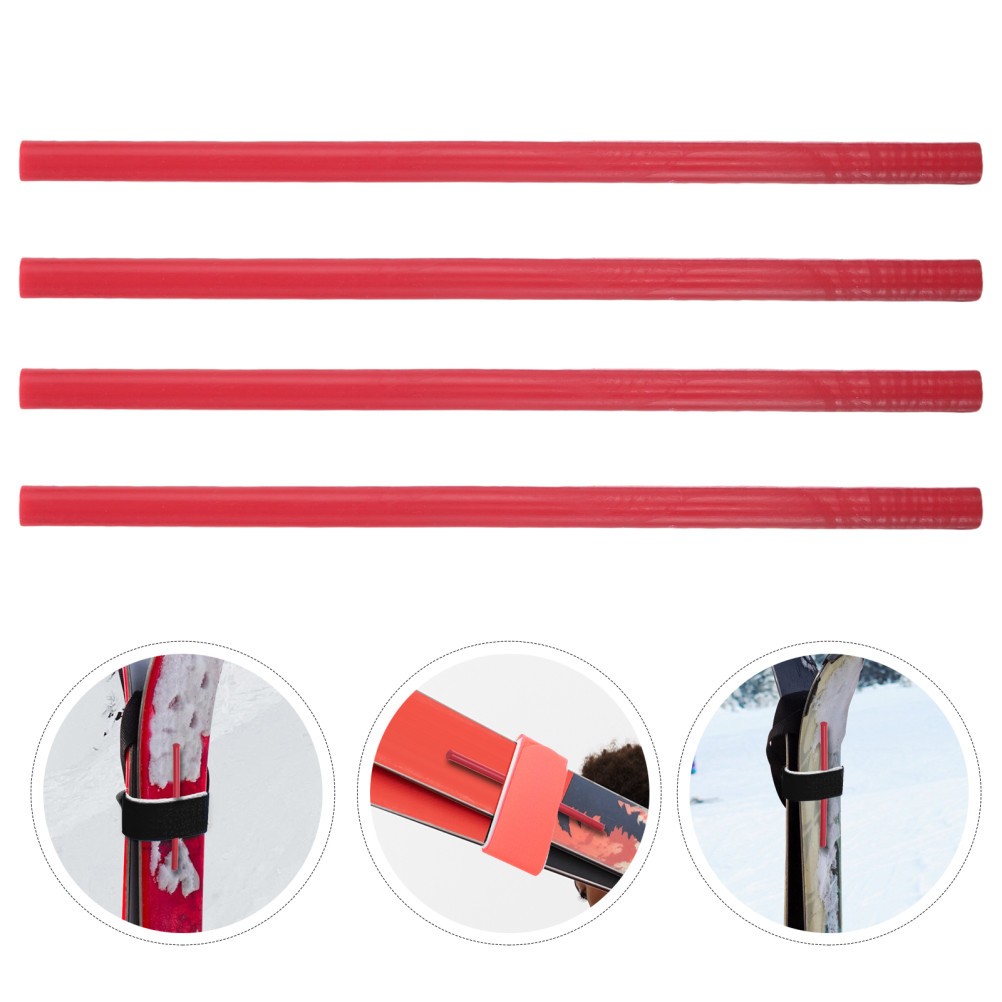 4 Pcs Ski Repair Tape Snowboard Base Candle Wax Stick Equipment Tools Kit