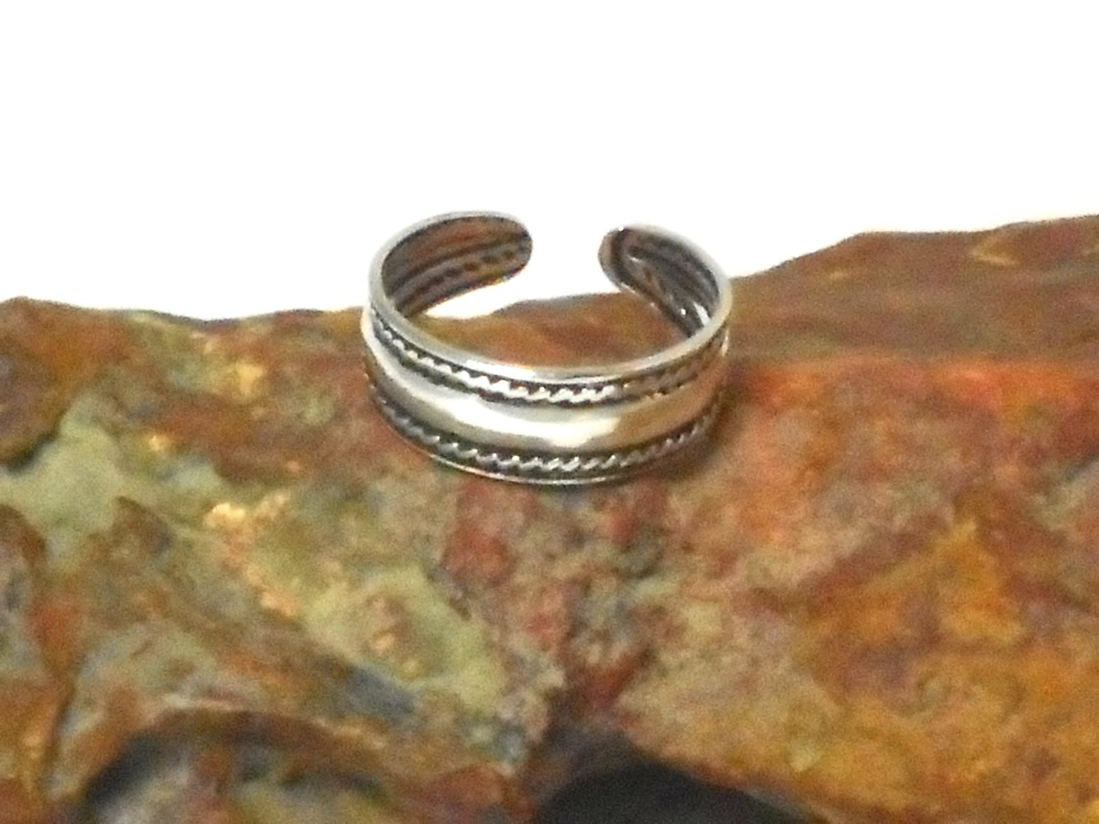Adjustable TOE RING Sterling Silver 925 - Gift Boxed!