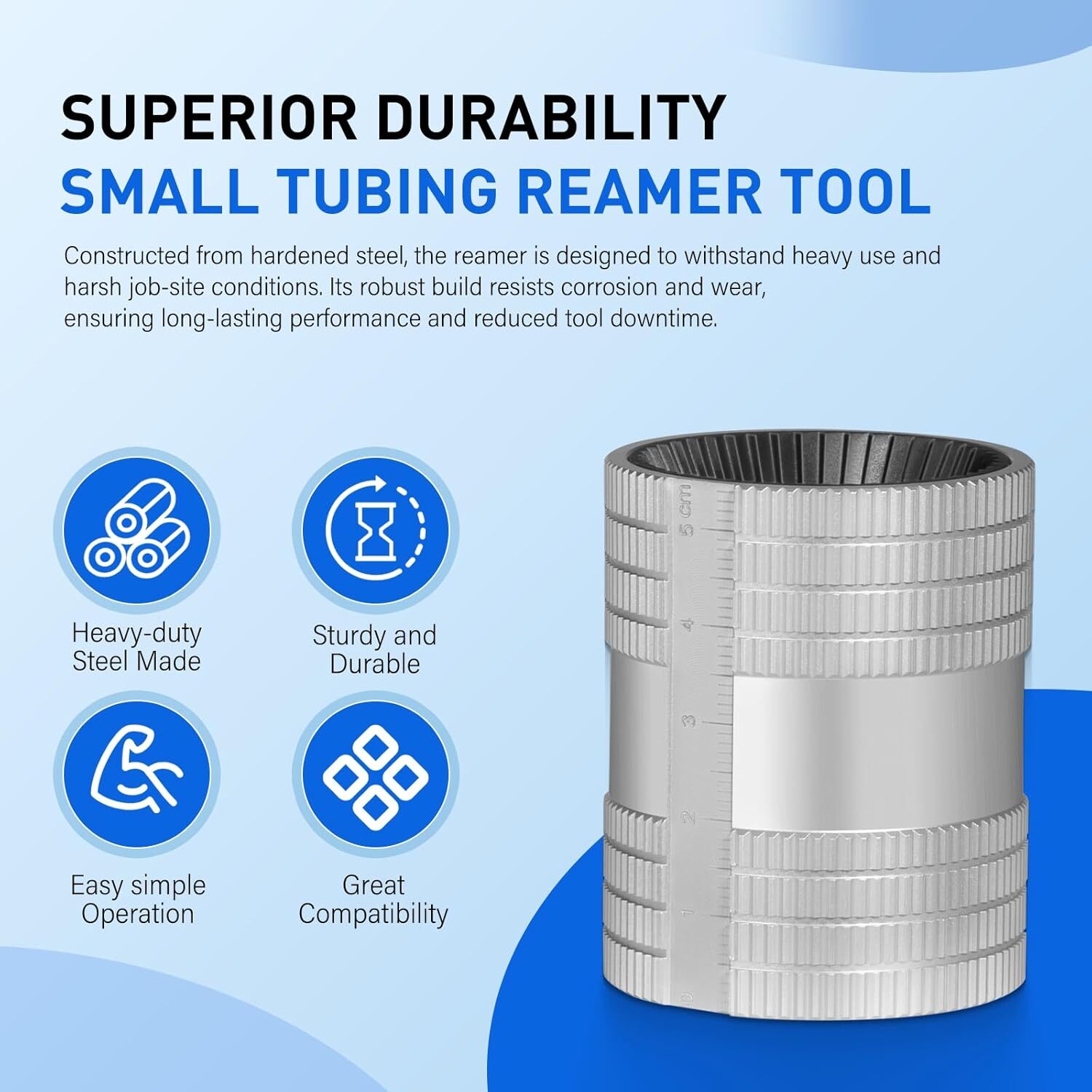 29983 223S Tubing and Pipe Reamer Inner/Outer Copper and Stainless Steel Cutting
