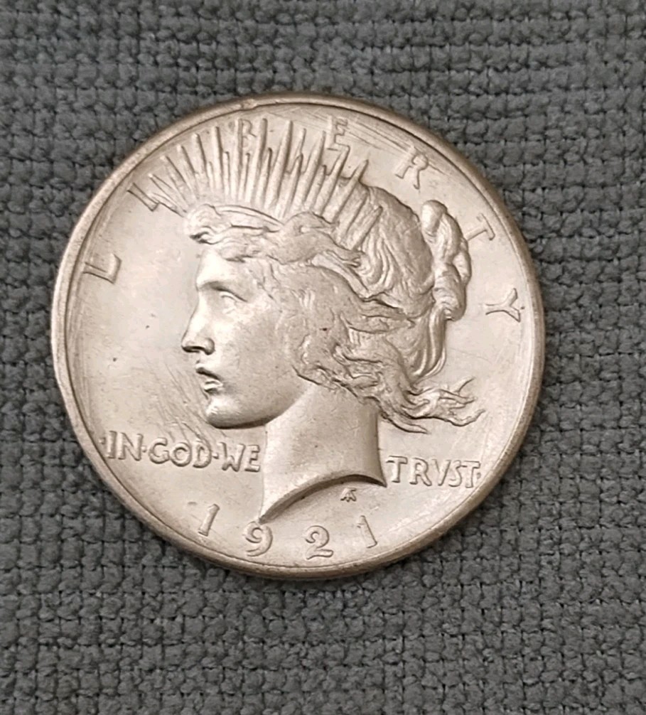 USA $1 ~ One Dollar ~ Peace Dollar 1921 ~* XF ~ Silver Coin