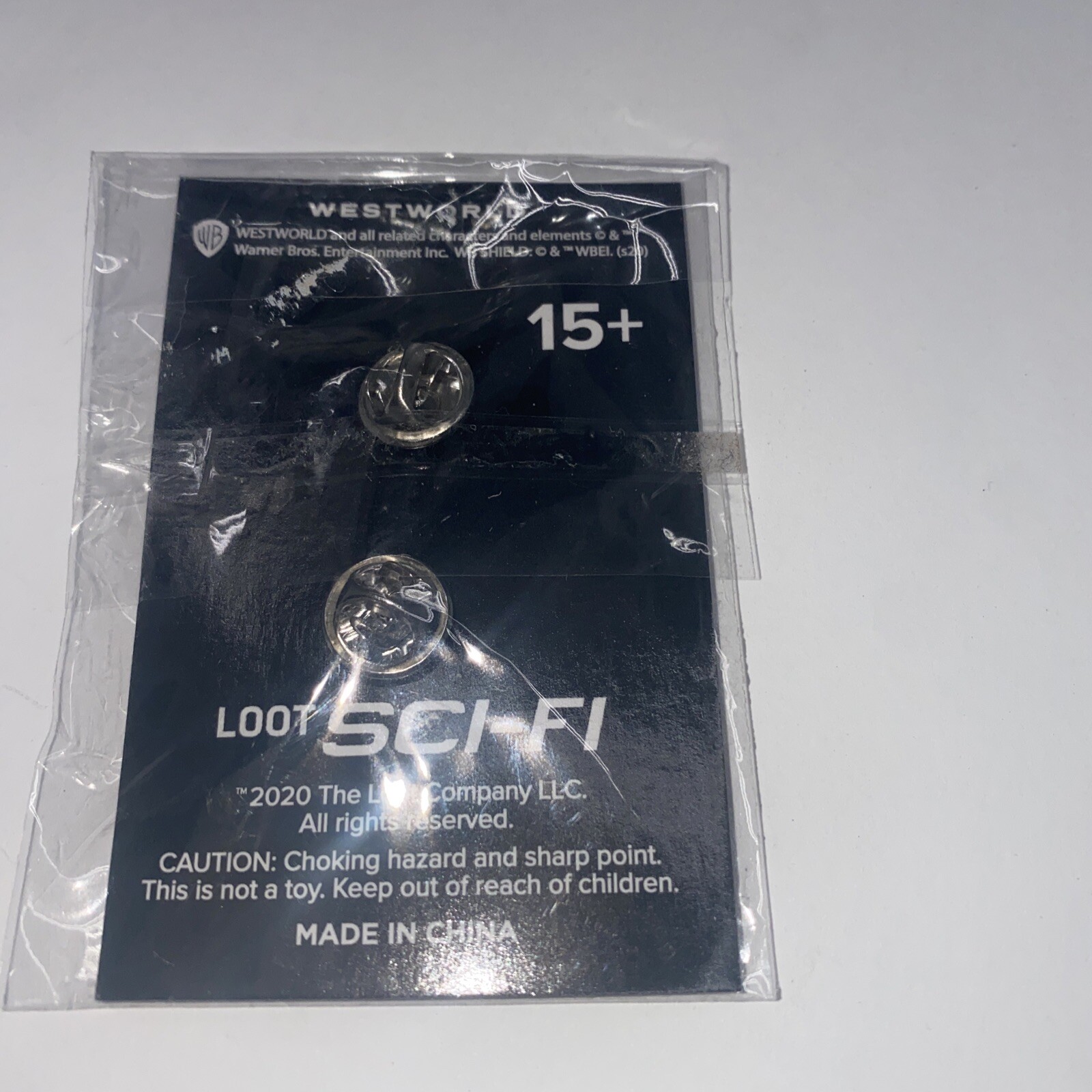 LOOT CRATE EXCLUSIVE SCI-FI BERNARD PIN Westworld