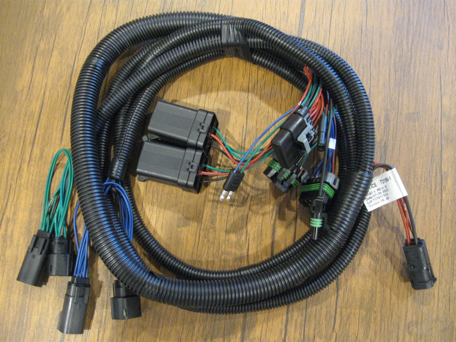 GENUINE WESTERN FISHER 3-PORT HEADLAMP HARNESS 72198 FOR SOME GMC CHEVY 2019-23