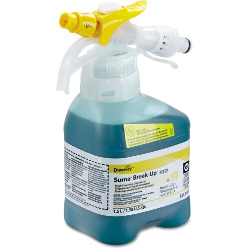 2 Pack DIVERSEY Suma® Break-Up® HD Foaming Grease-Release Cleaner DVO 3313117