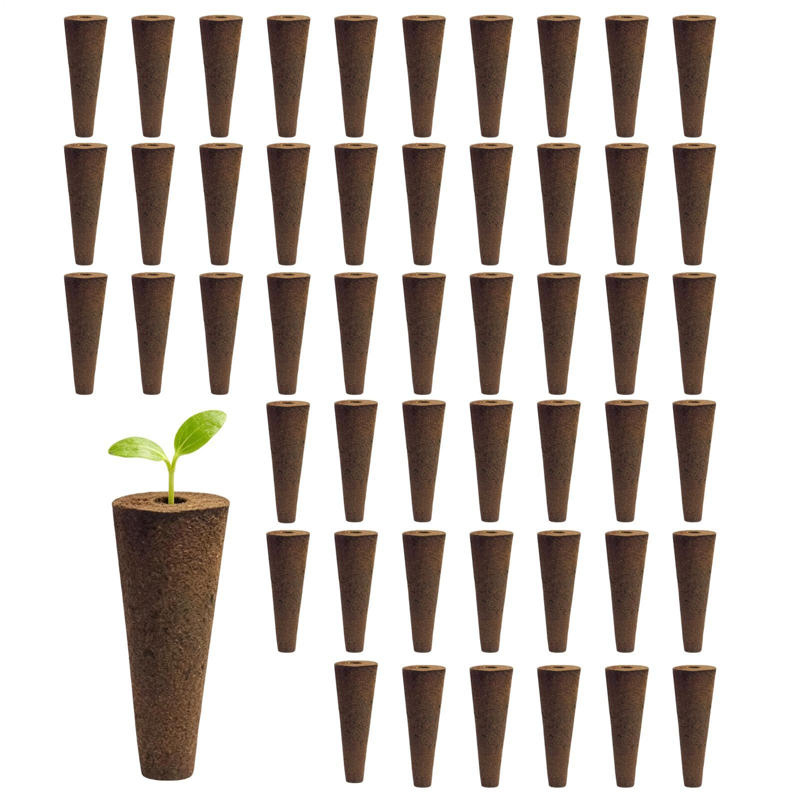 Grow Sponge Hydroponics Replacement Seed Starter Pods Plug Root Growth Kit