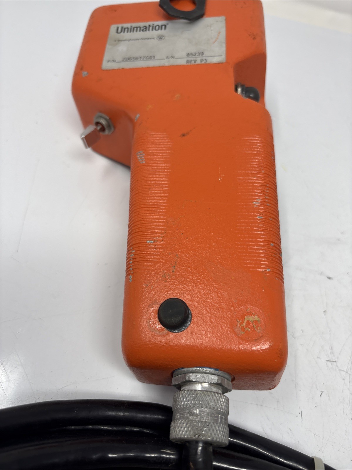 UNIMATION WESTINGHOUSE TEACH PENDANT W/ CABLE 2D65617G01