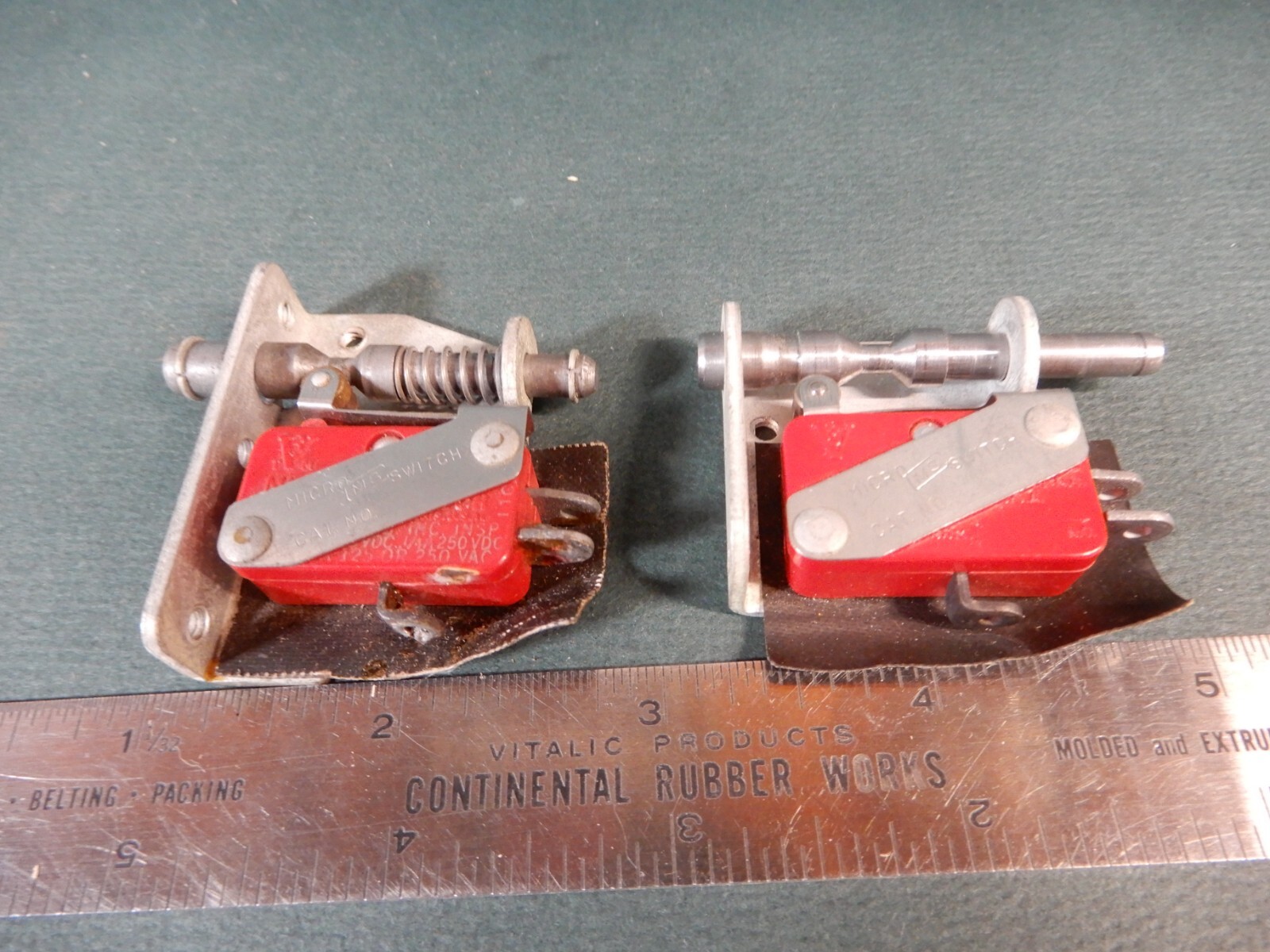 Honeywell Micro Switch 2AC4 and 3AC2 Door Panel Lock Out Switches Shown