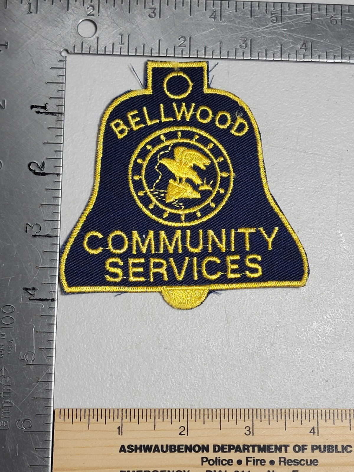GGb2 Police patch Illinois Bellwood Community Services