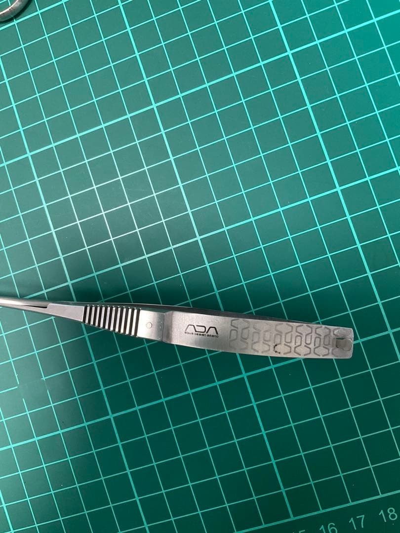 ADA Aqua Design Amano Pro Tweezers Spring Straight 2013 Original Print Design