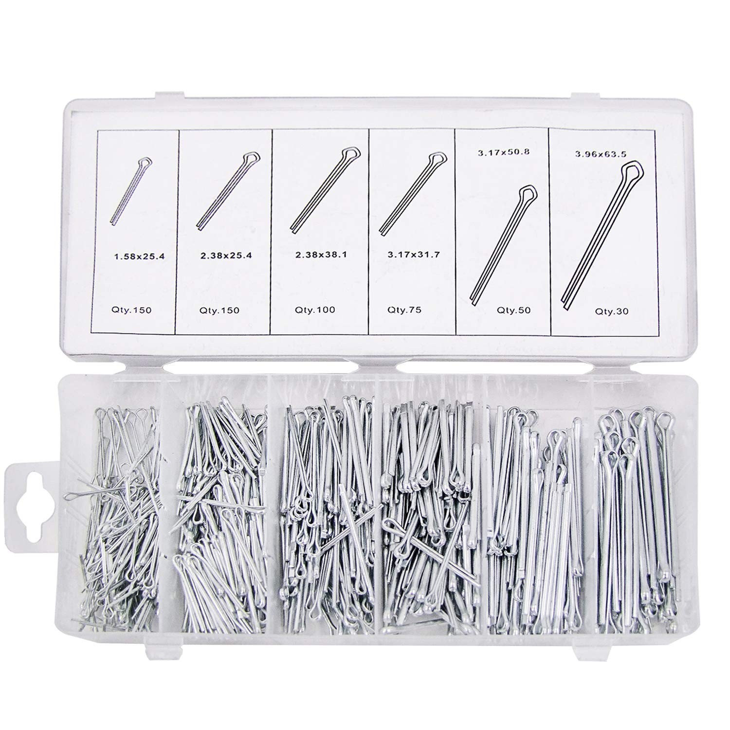 (R) 555-Piece Cotter Pin Assortment Kit