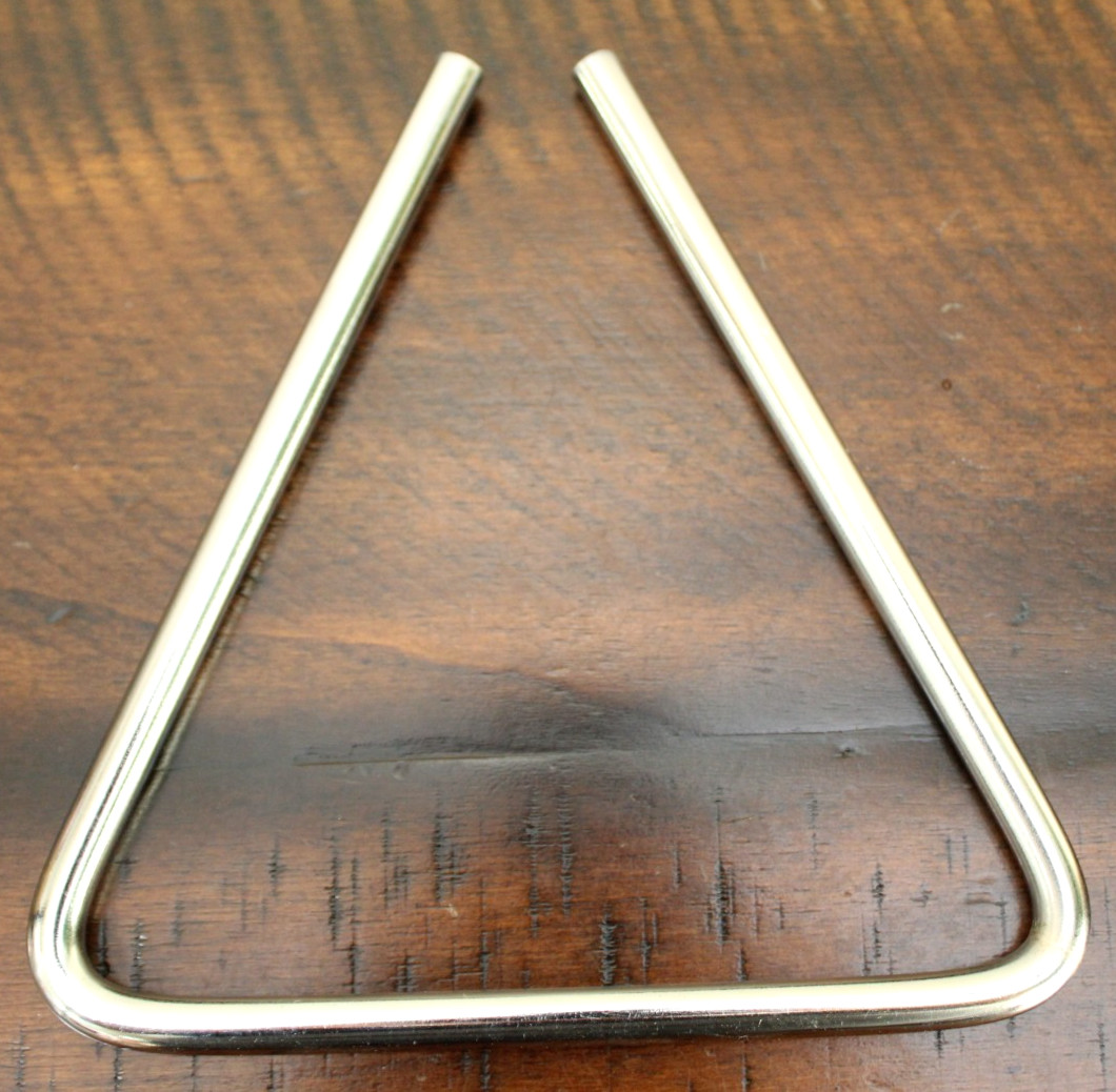6" TRIANGLE Musical Percussion Instrument No Striker