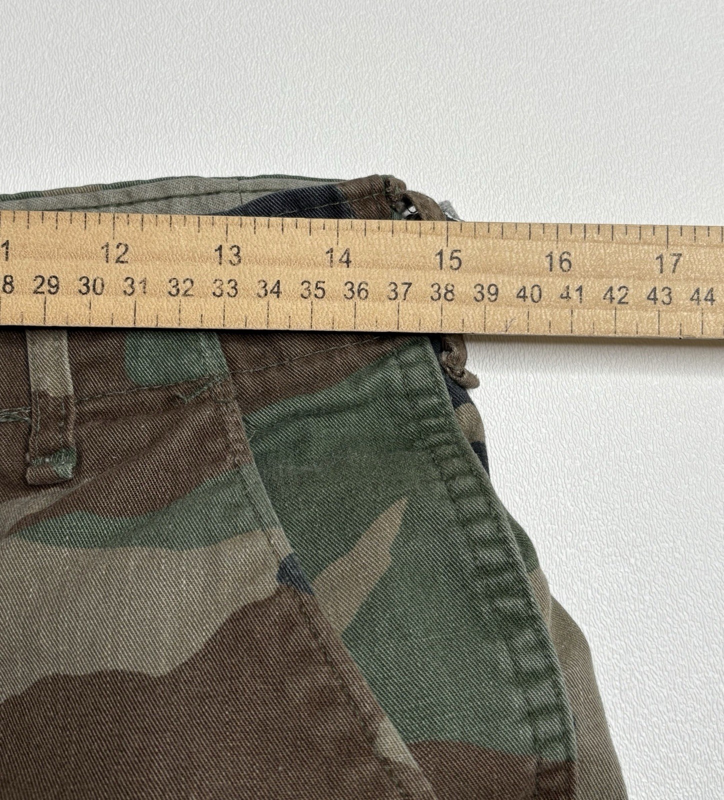 Woodland Camouflage Pattern Combat Trousers Size Small Long