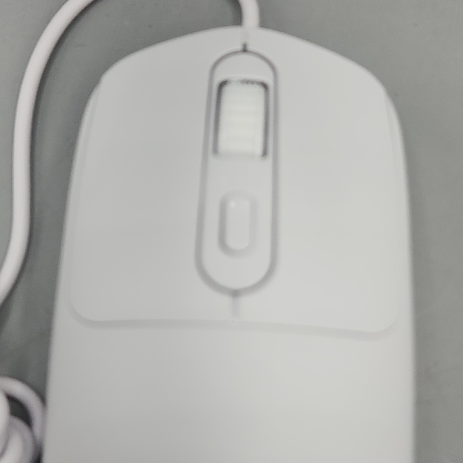 Mouse Cefesfy G580 White Wired Mouse New Open Box