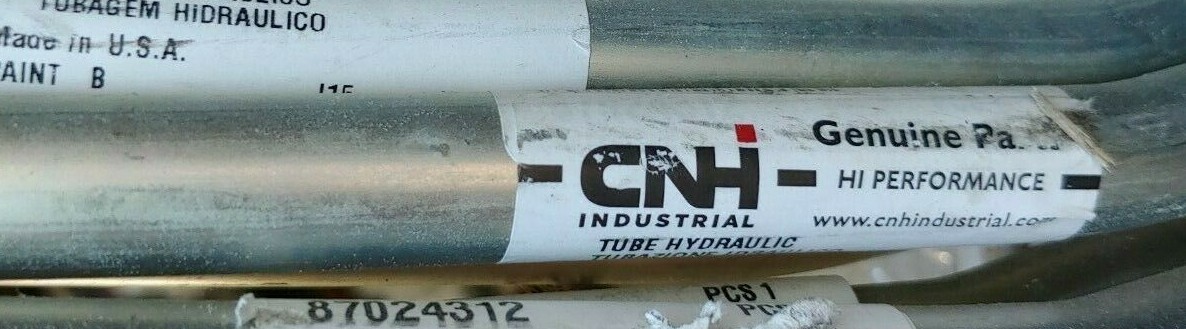 New OEM CNH 87024312 Hydraulic Tube G3BA