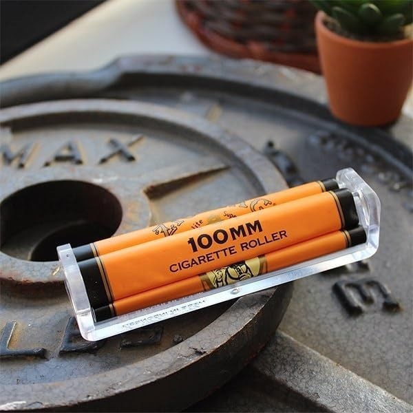 Versatile 100mm Cigarette Roller - Creates Perfect Cigarettes Effortlessly
