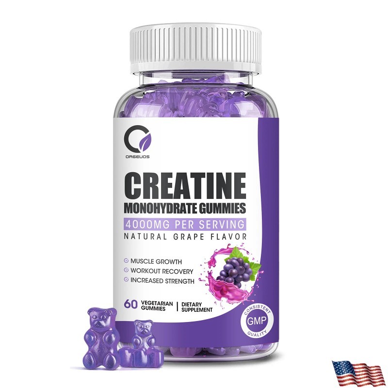 Creatine Monohydrate Gummies-4000mg per serving,Muscle Growth&Workout Recovery