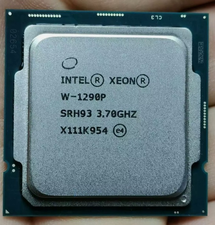 Intel Xeon W-1290P LGA-1200 CPU Processor SRH93 3.70GHz 10-Core 20-Thread 20MB