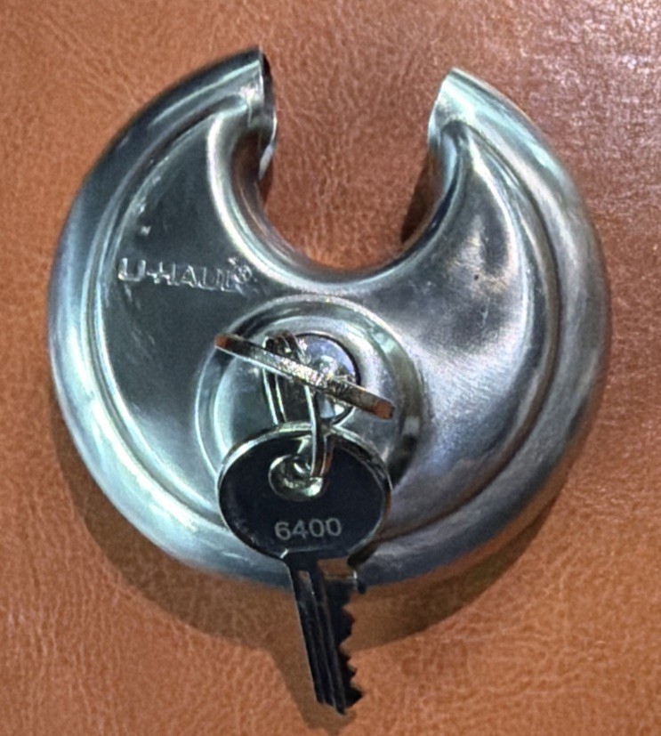 storage unit lock