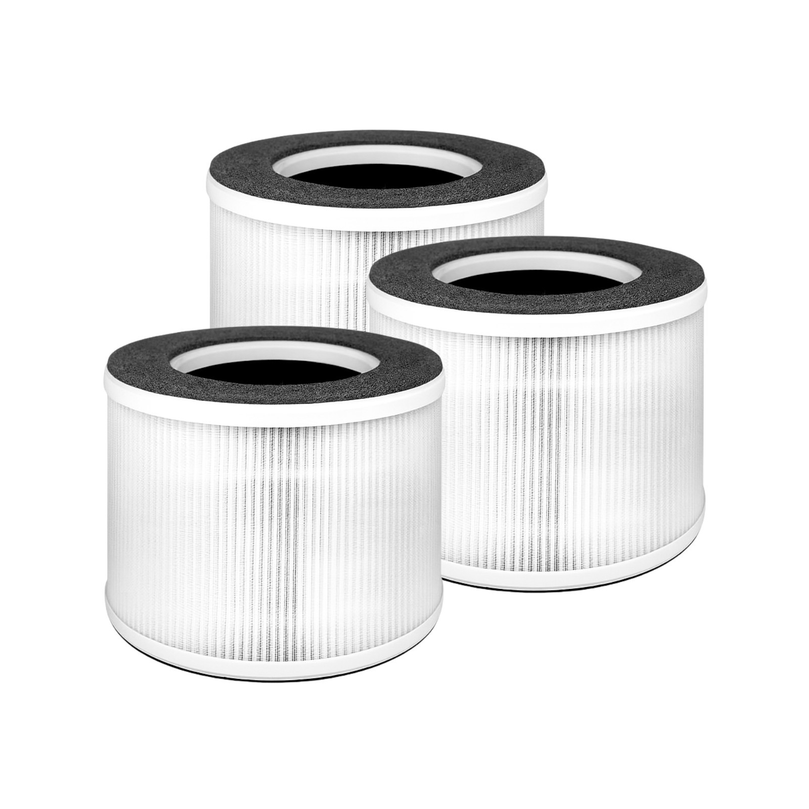 Nispira True HEPA Carbon Filter For Silentnight Air Purifier 42269, 3 Pack