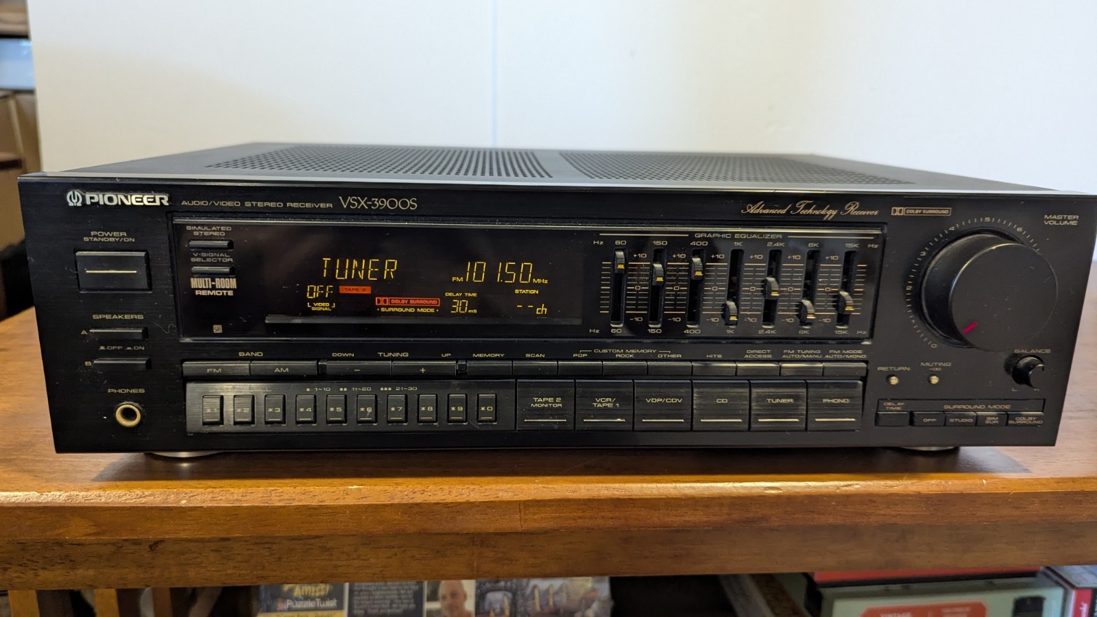 Pioneer VSX-3900S Stereo Receiver TESTED No Remote