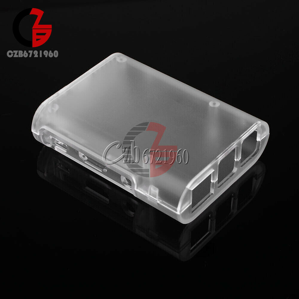 Transparent /White/Black ABS Cover Box Case For Raspberry Pi 3, 2 Cooling Fan