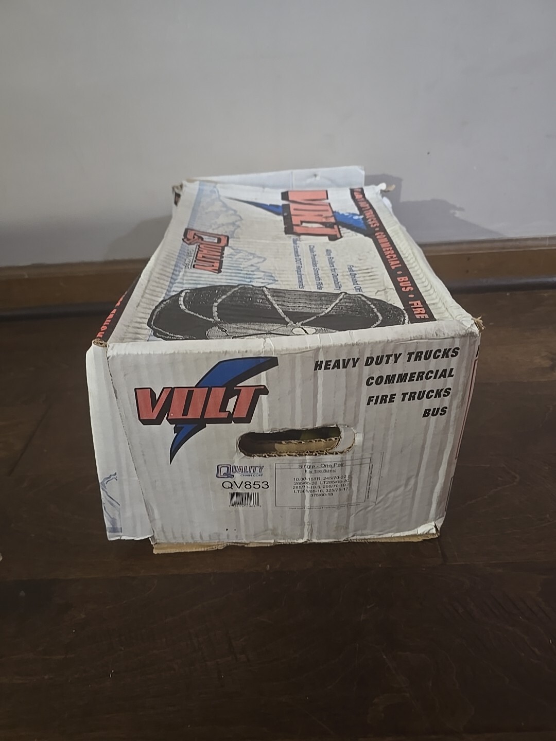 Quality Chain QV853 Volt Cable Tire Chains Snow Ice Traction Commercial Truck