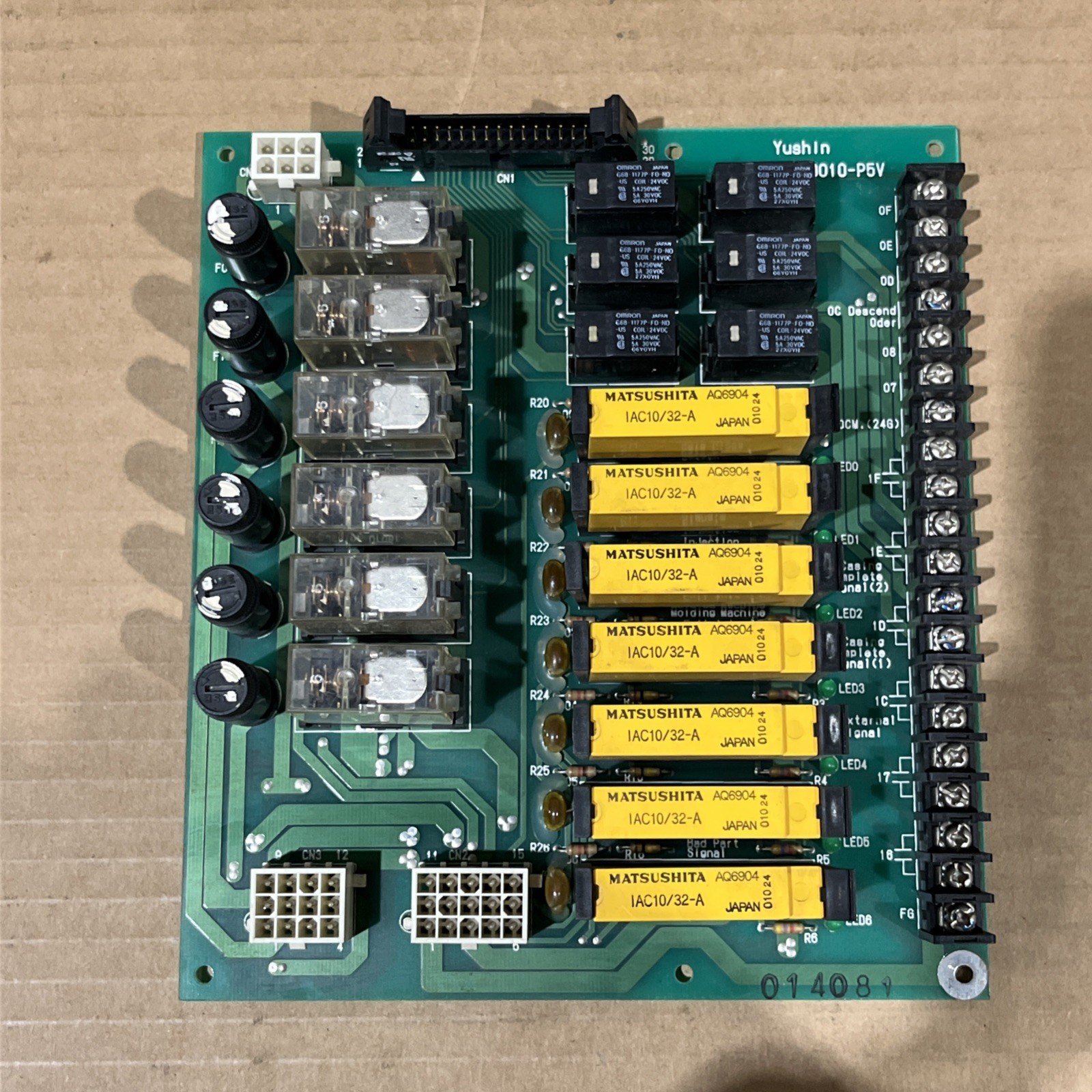 🔥YUSHIN AMERICA Circuit Board YV-960010-P5V Used Free Shipping🇺🇸