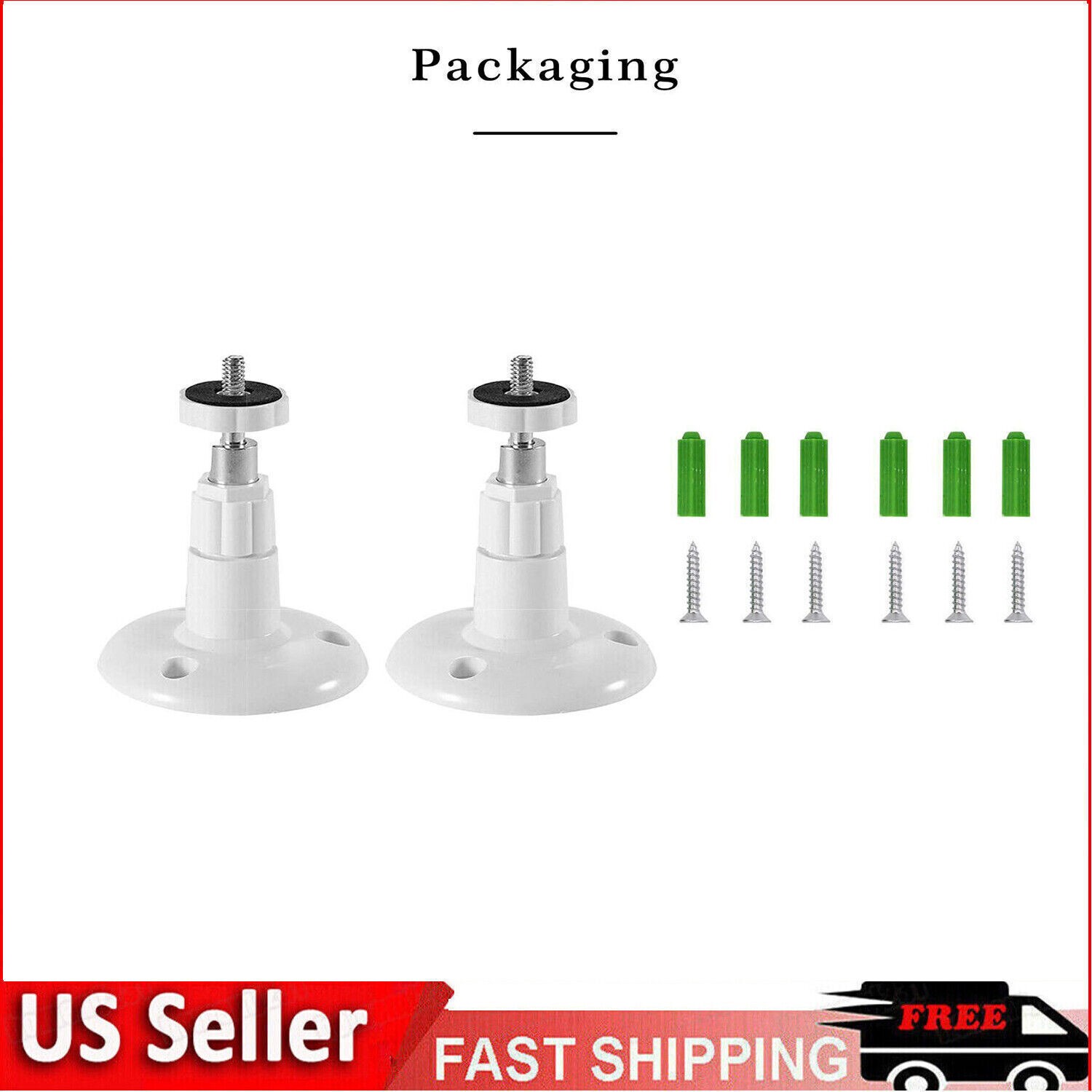 2/4pcs Adjustable Security Wall Mount Holder for Arlo Camera Outdoor/Indoor Cam