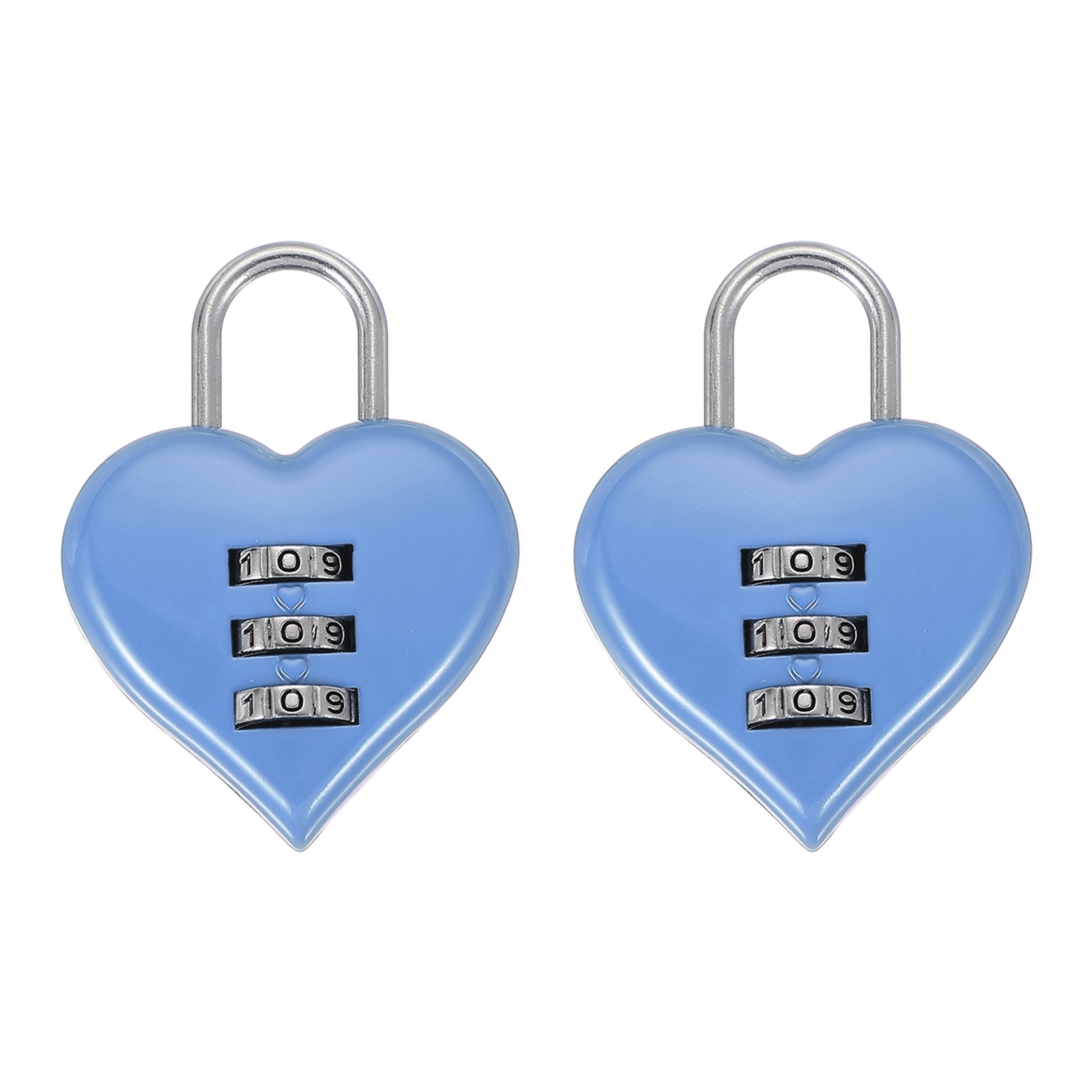 2 Heart Combination For Love Locker Lock Code Blue