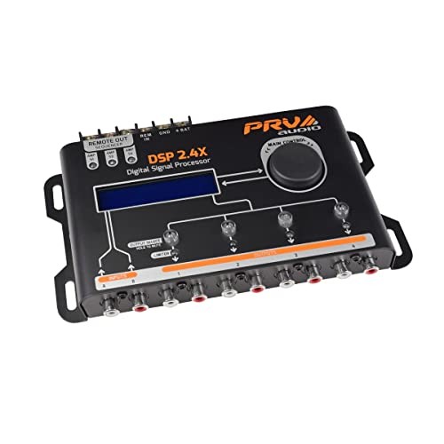 Car Audio DSP 2.4X Digital Crossover and Equalizer 4 Channel Full Digital