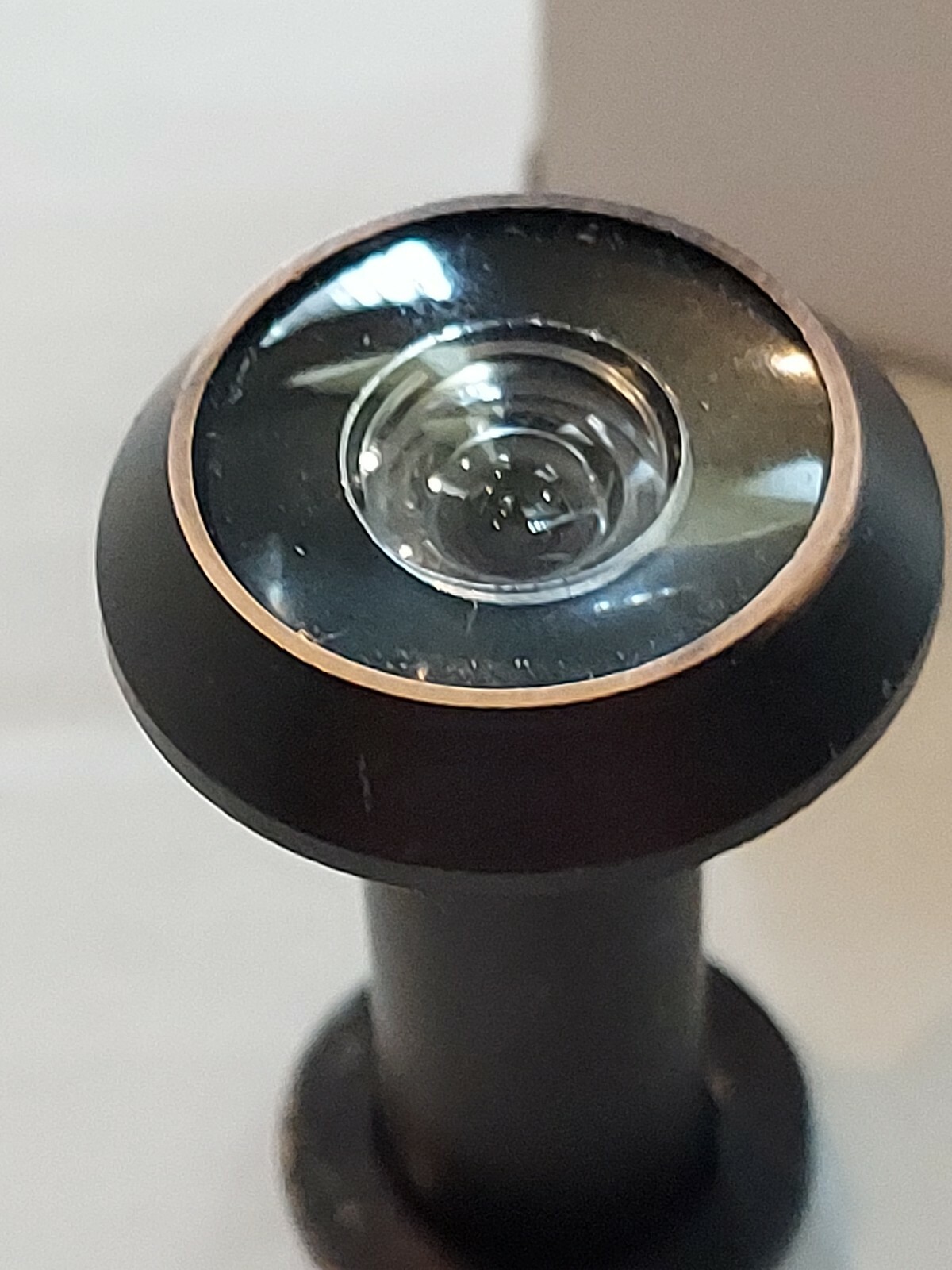 190 Degree Peephole Door Viewer Security Peep Hole Hardware Dark Brown Bronze