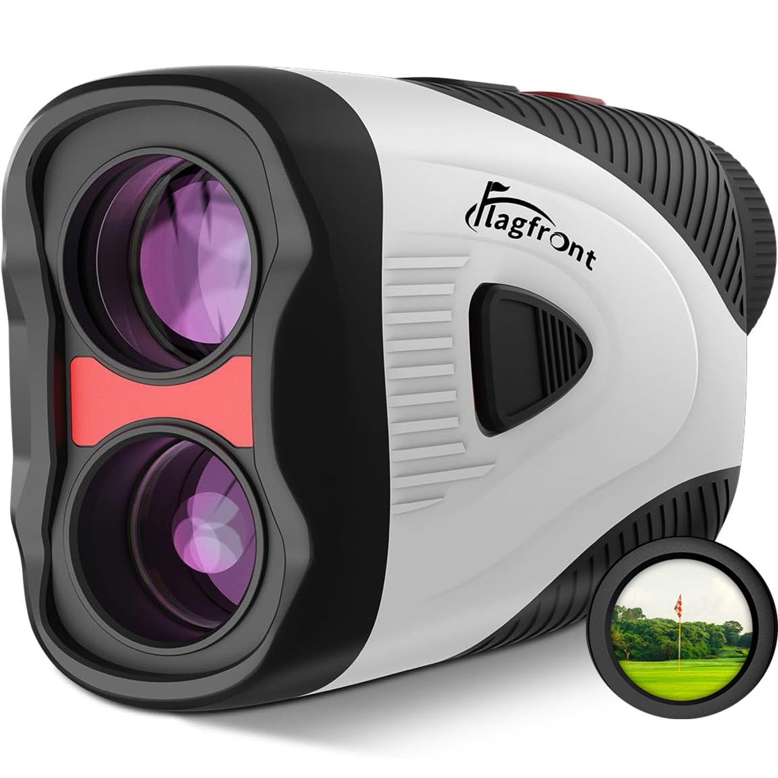 Golf Rangefinder with Slope & Magnet, 1000Y Range Finder Golf, 6X Zoom, HD LC...