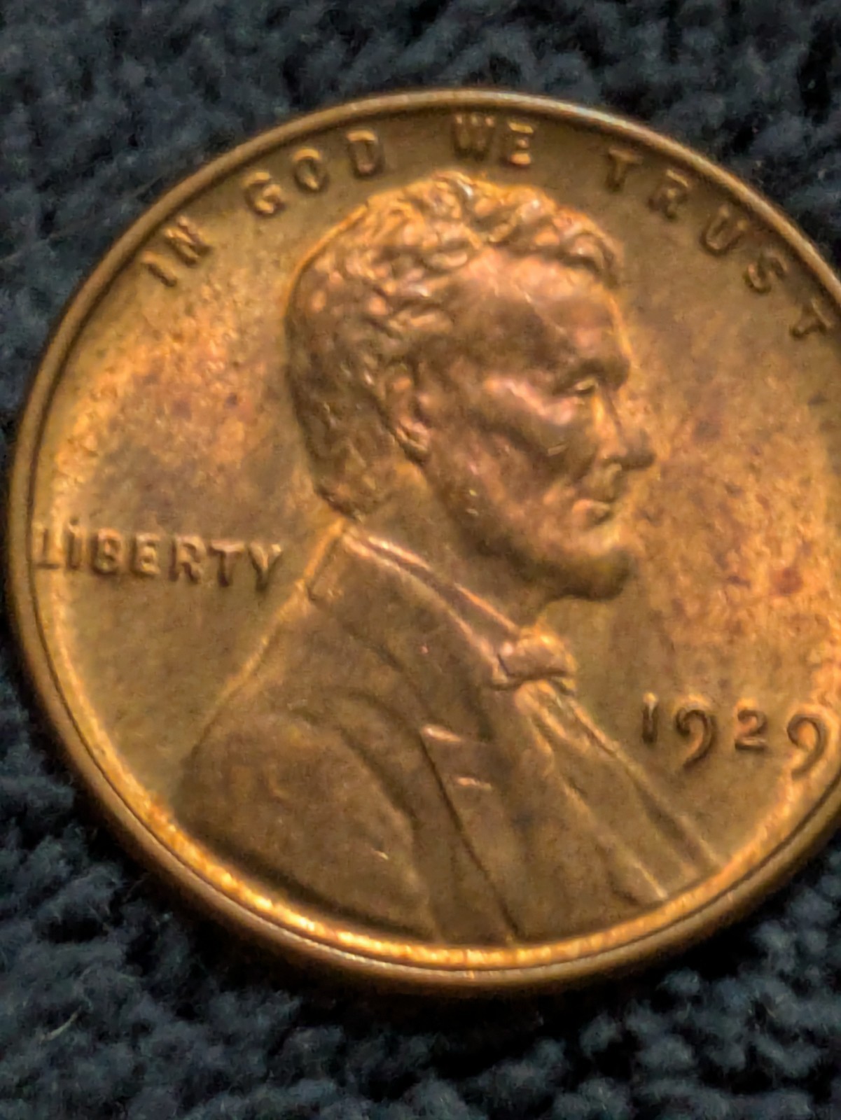 1929     Lincoln   Uncirculated wheat This Exact Coin From Original Roll