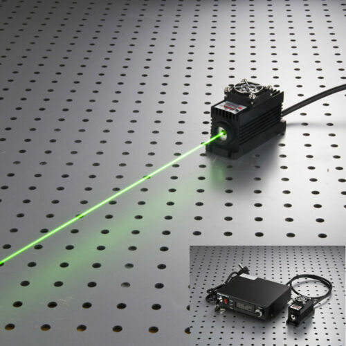 520nm 20-500mw Green LAB Laser Module + TTL/Analog + TEC + Power Supply