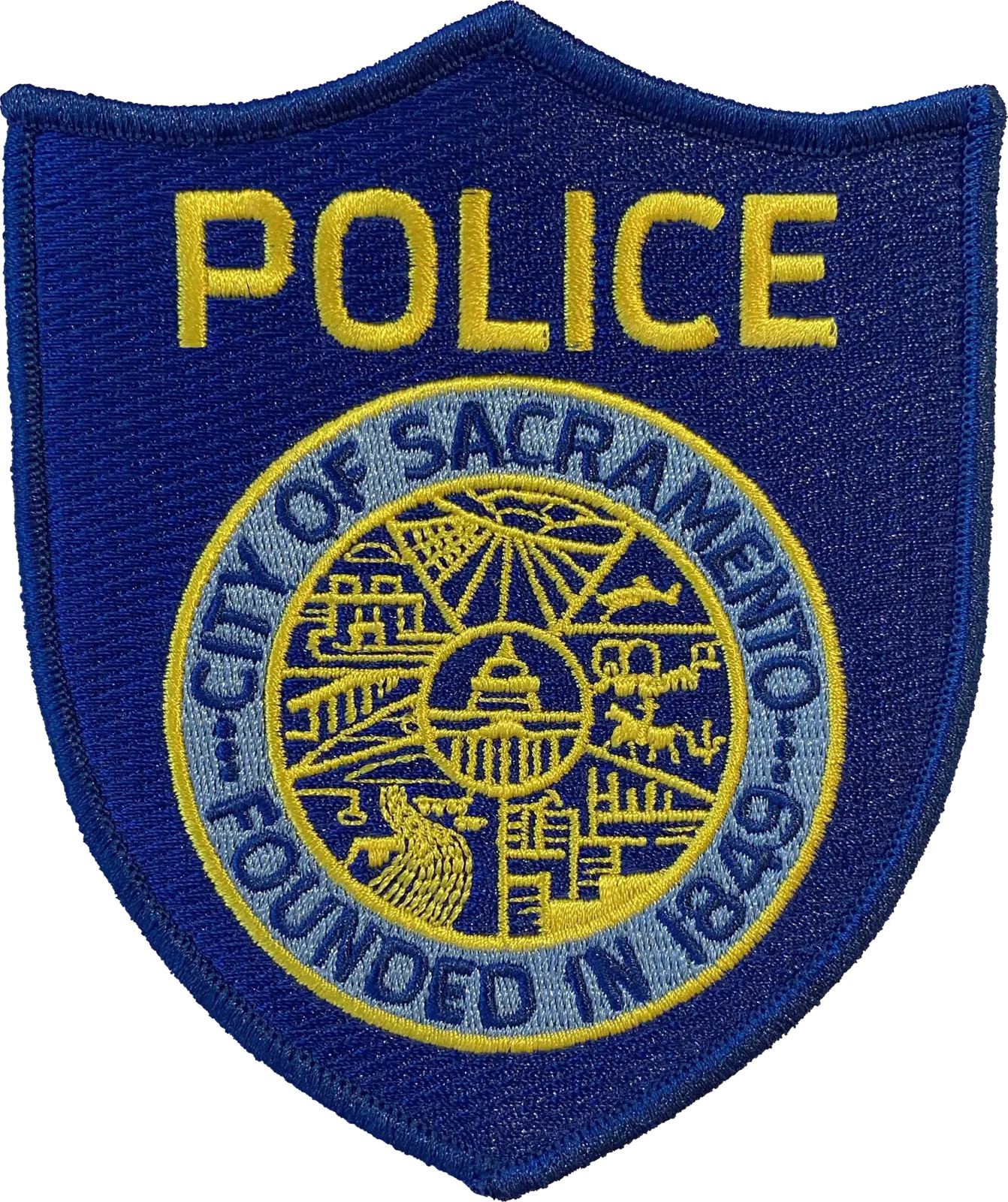 SACRAMENTO POLICE DEPARTMENT SHOULDER PATCH: Standard