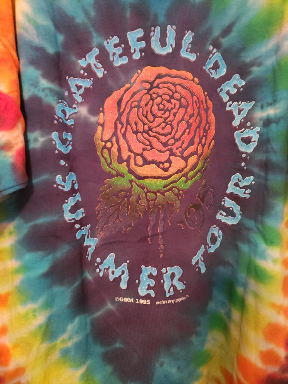 Grateful Dead T-Shirt Summer Tour 1995 Size XL BRAND NEW Rare