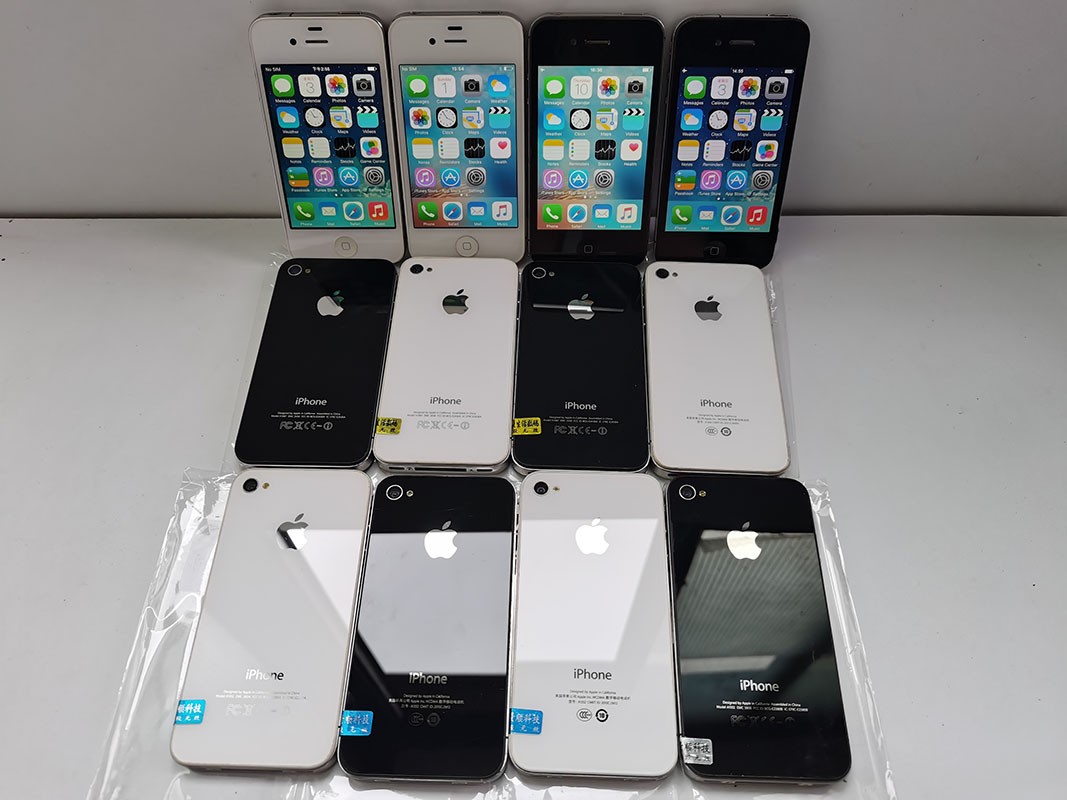 Apple iPhone 4 4s Unlocked White/Black 8 / 16 / 32 GB Tested Fully working