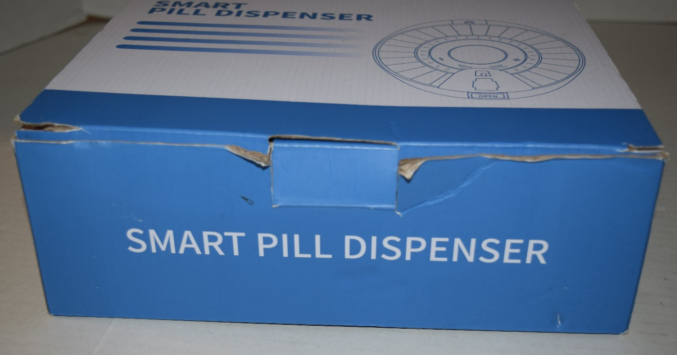 Zoksi Smart Automatic Pill Dispenser 28 Day Bluetooth App Alerts Schedule Light