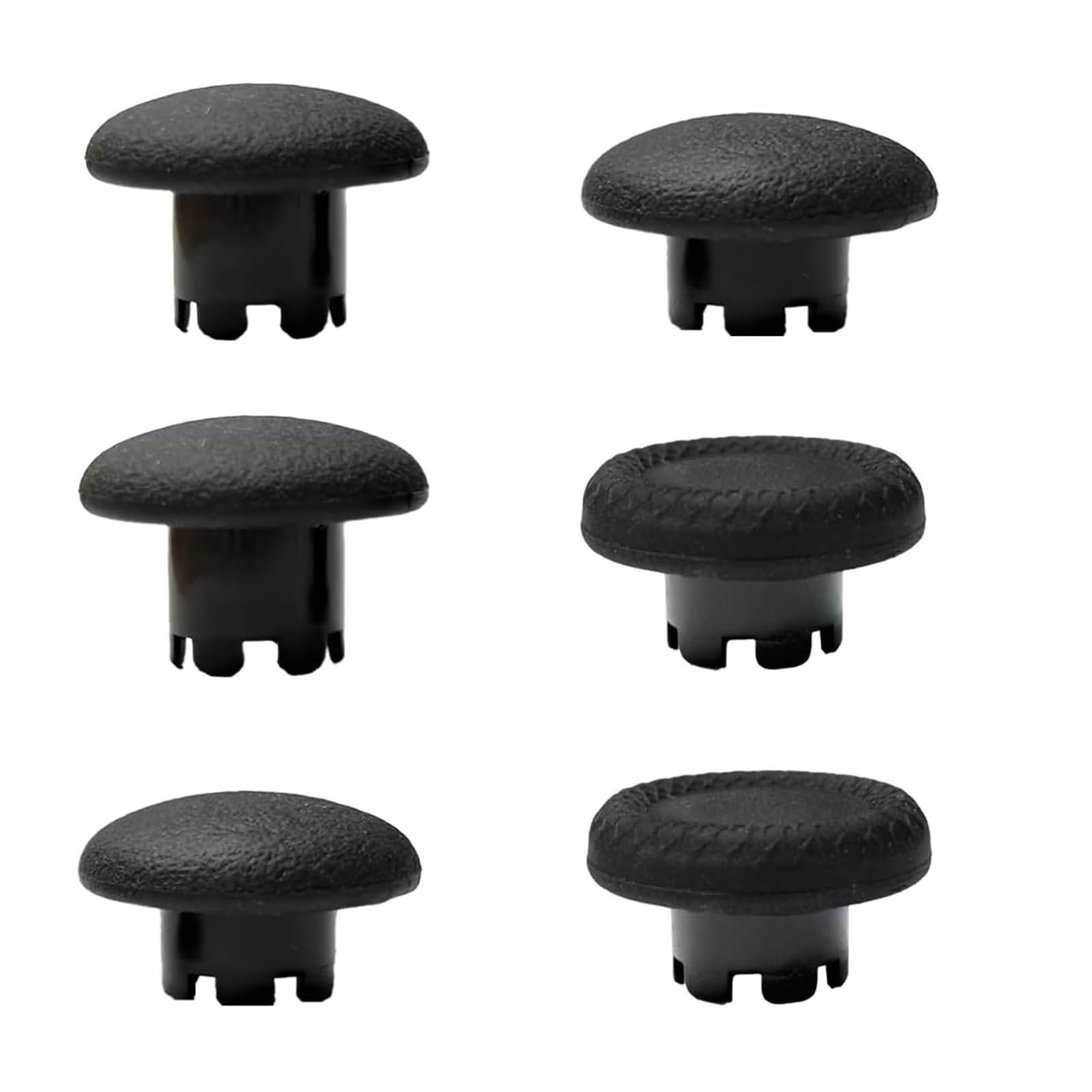 Dualsense Thumbsticks for PS5 Edge Controller - Swappable Joystick Caps (Black)