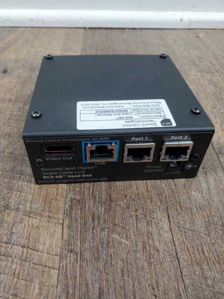 D91 ♻ (6) Sound Control Technologies RC5-HE RemoteCam5 Digital Head Receivers ♻