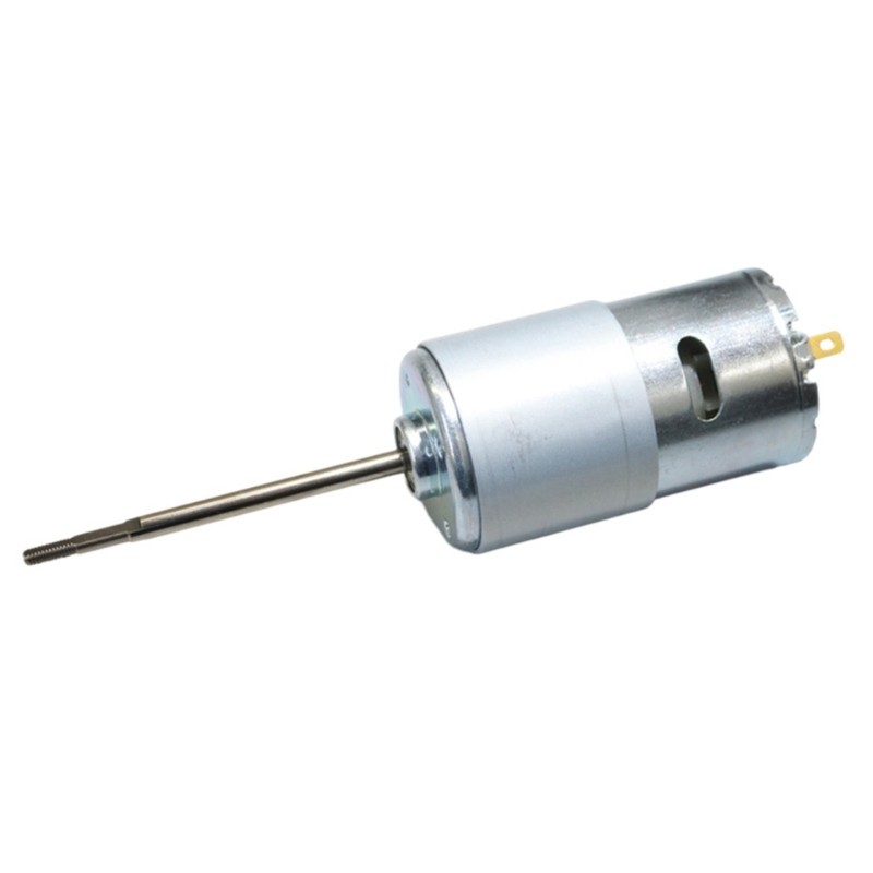 High Speeds Long Shafts Motor 12V 8500 RPM for Fishing Boats Steel Low Current