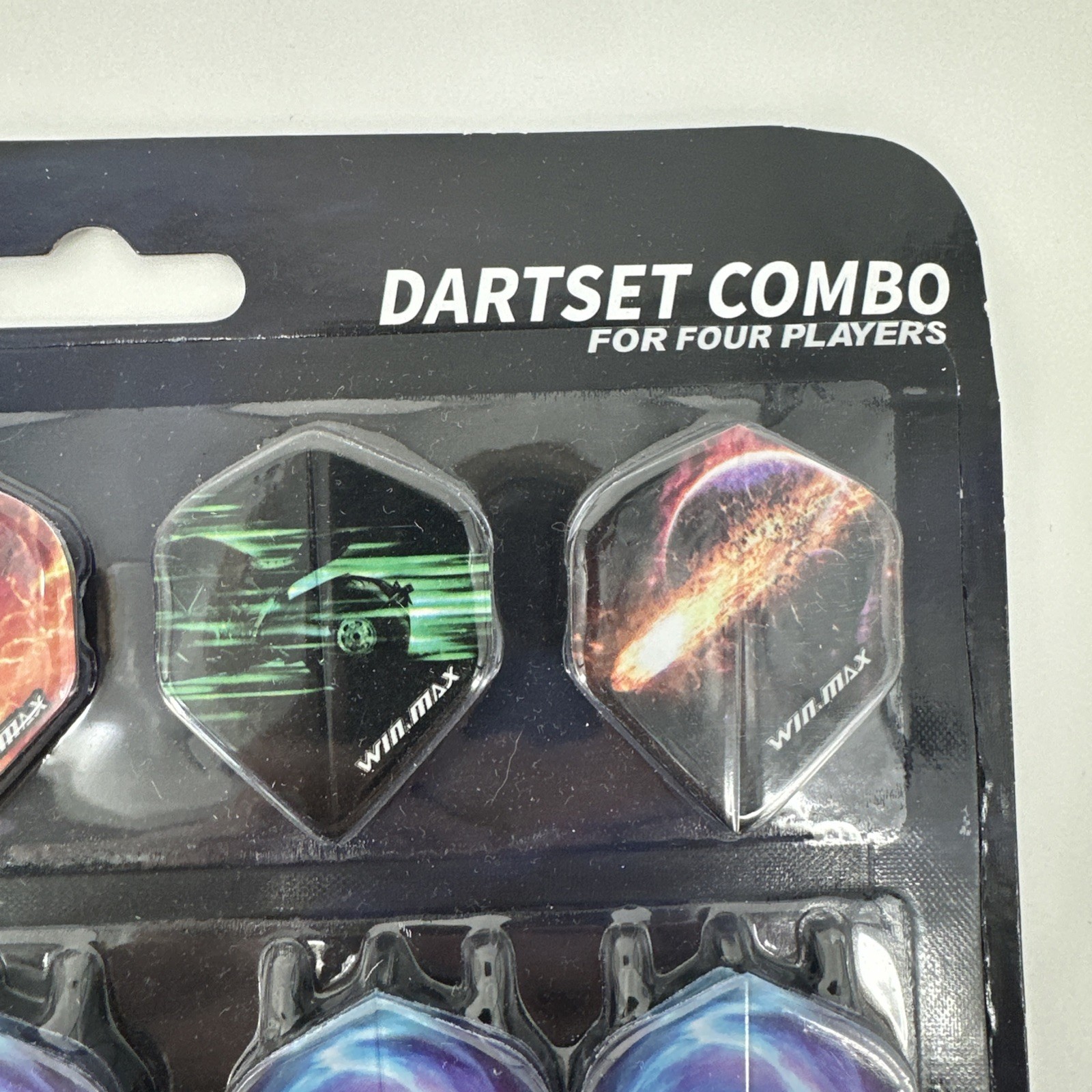 WIN.MAX Darts Plastic Soft Tip Set 12 Pcs 18 Gram with 100 Extra Tips NEW SEALED