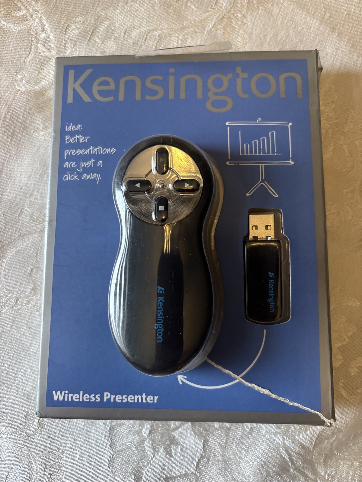 Kensington Wireless Presenter with Laser Pointer Open Box